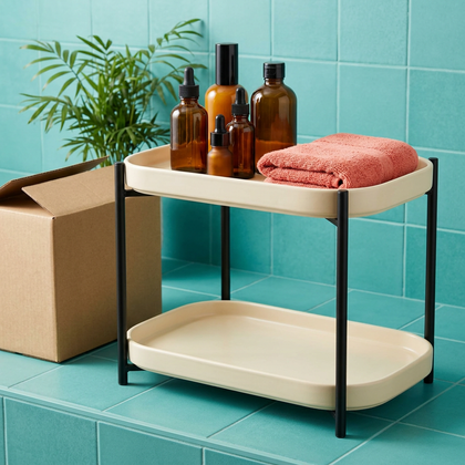 Two-Tier Bathroom Counter Organizer