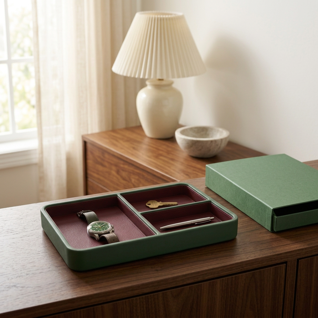 Valet tray lifestyle concept