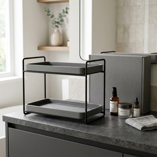 Black and graphite organizer hero concept